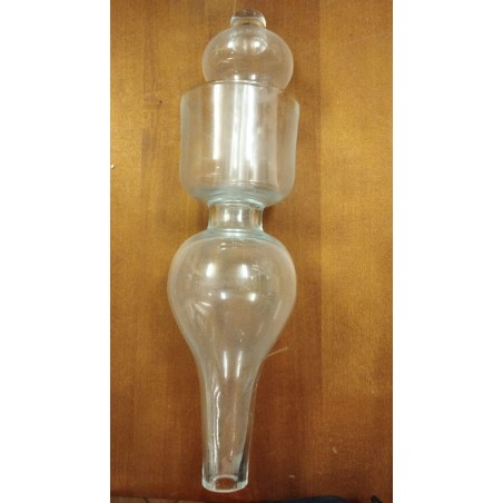 COLMATORE - BOLLITORE GRANDE IN VETRO BIANCO TRASPARENTE  PER BOTTI