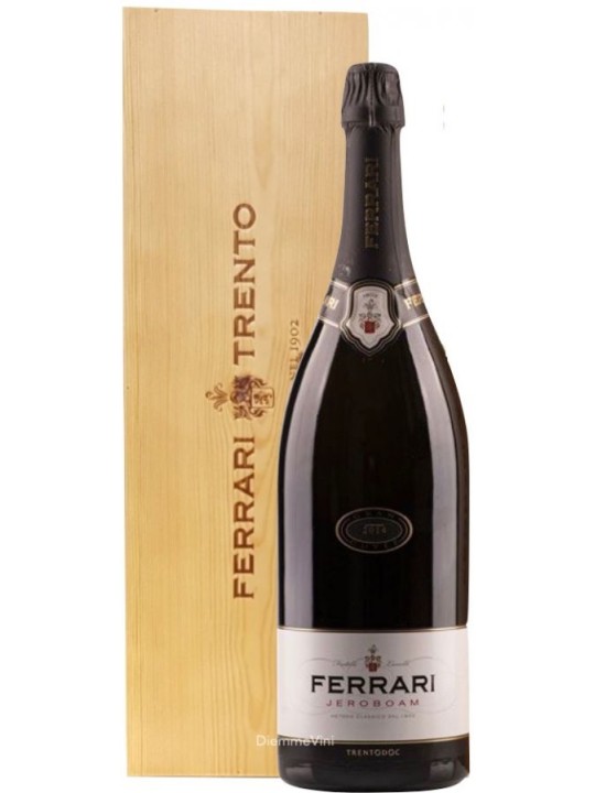 FERRARI BRUT  2017 JEROBOAM DA 3  LITRI IN CASSA DI LEGNO