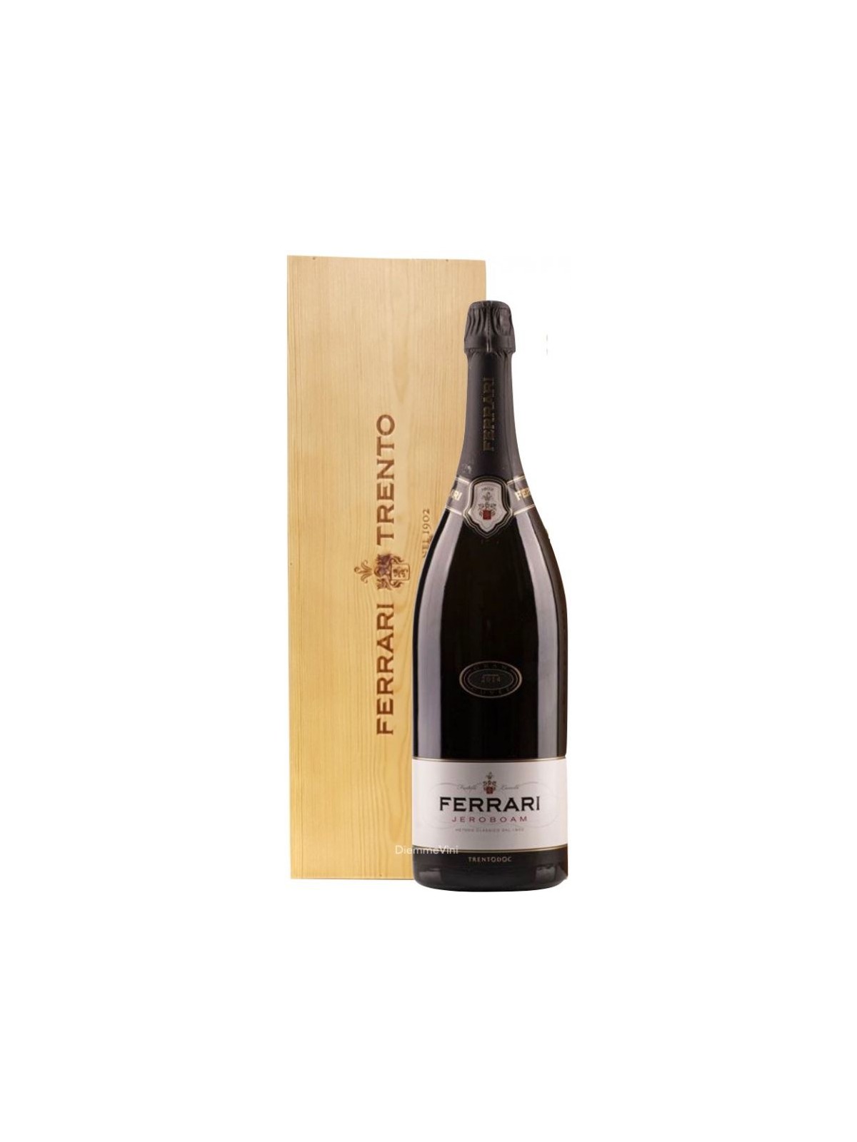 FERRARI BRUT  2017 JEROBOAM DA 3  LITRI IN CASSA DI LEGNO