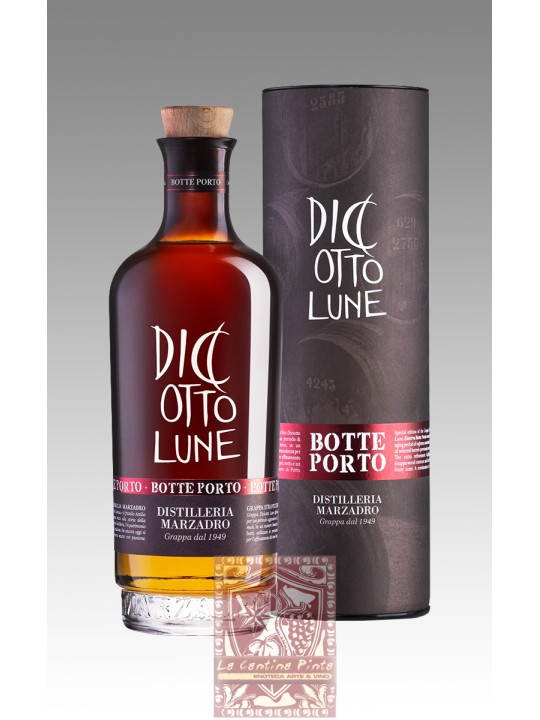 GRAPPA LE DICIOTTO LUNE RISERVA AFFINATA IN BOTTI DI PORTO 70 CL- MARZADRO