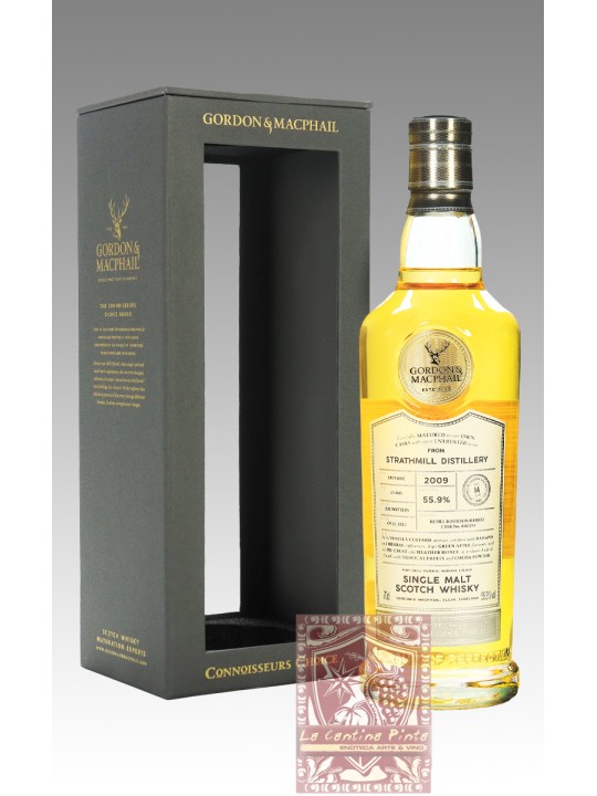 STRATHMILL SINGLE MALT SCOTCH WHISKY CASK STRENGTH 2009 12YO LION'S CHOICE GORDON & MCPHAIL