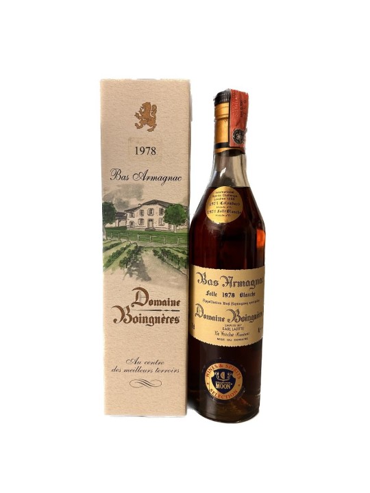 BAS ARMAGNAC 1977 FOLLE BLANCHE AOC - DOMAINE BOINGNERES