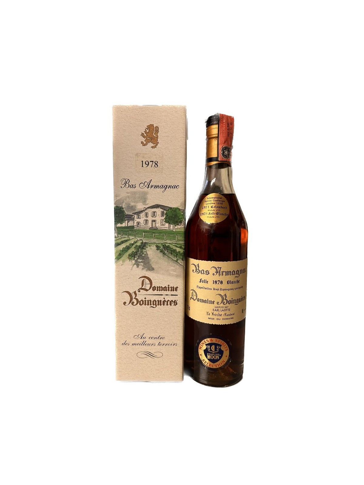 BAS ARMAGNAC 1977 FOLLE BLANCHE AOC - DOMAINE BOINGNERES