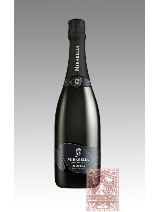 FRANCIACORTA PINOT NERO BRUT NATURE DEMETRA 2018 - MIRABELLA