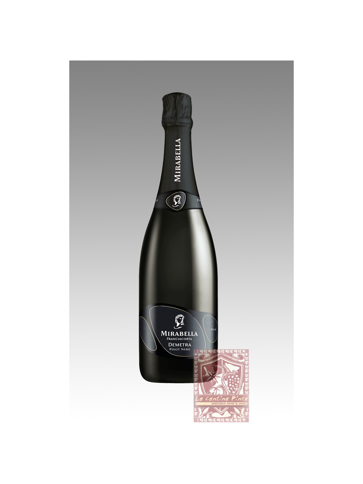 FRANCIACORTA PINOT NERO BRUT NATURE DEMETRA 2018 - MIRABELLA