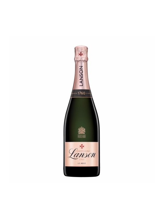 CHAMPAGNE LANSON BRUT LE ROSE'  LABEL