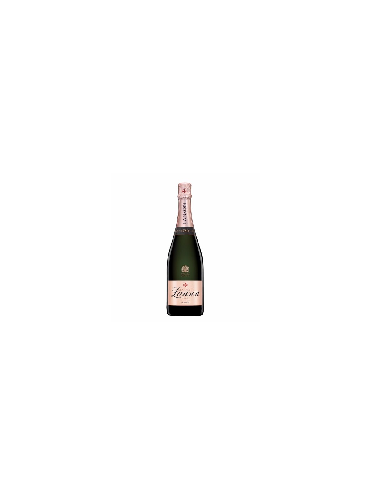 CHAMPAGNE LANSON BRUT LE ROSE'  LABEL