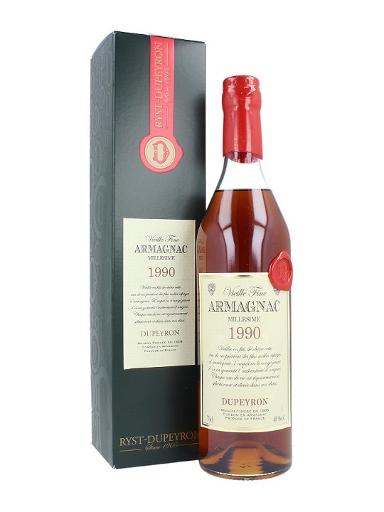 ARMAGNAC  MILLESIME 1991 DUPEYRON
