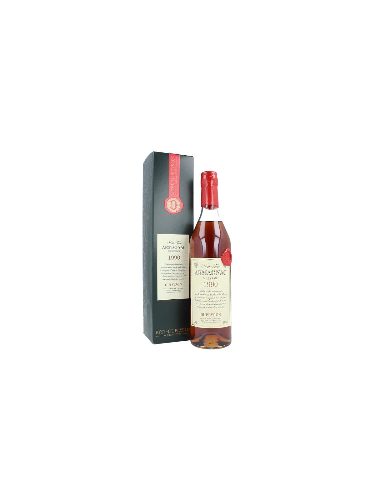 ARMAGNAC  MILLESIME 1991 DUPEYRON