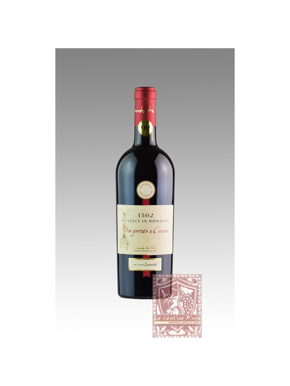 Leonardo da Vinci 1502 Sangiovese Passito Uve Portate a Cesena 2022