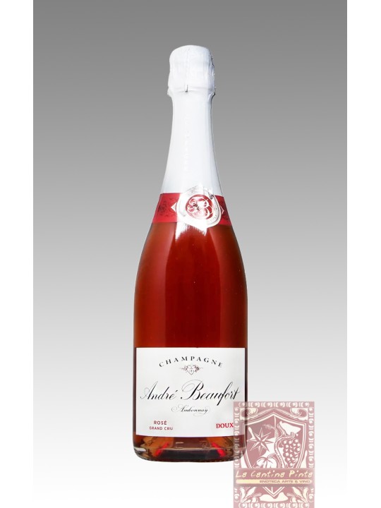 CHAMPAGNE ANDRE' BEAUFORT ROSE' GRAND CRU DOUX