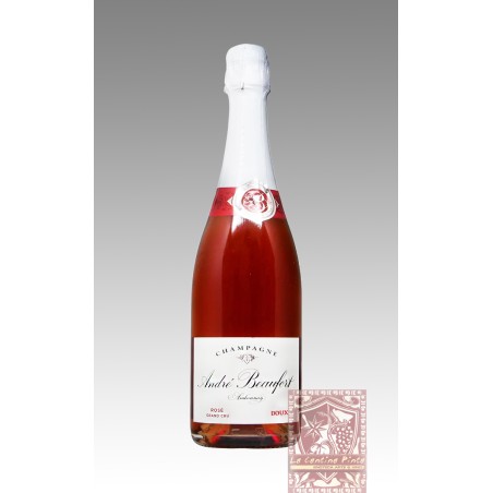 CHAMPAGNE ANDRE' BEAUFORT ROSE' GRAND CRU DOUX
