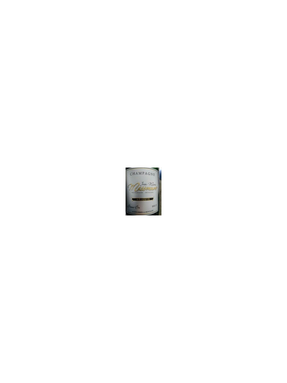 CHAMPAGNE MASSONNOT CUVEE BRUT RESERVE PREMIER CRU