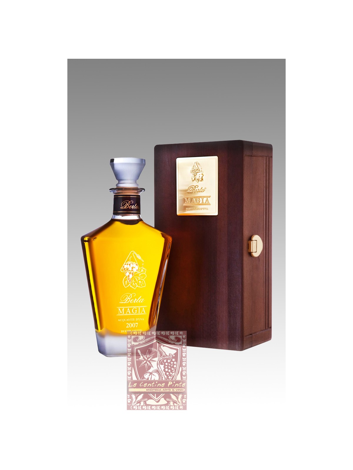 MAGIA 2013 GRAPPA INVECCHIATA CASSETTA IN LEGNO  - DISTILLERIE BERTA