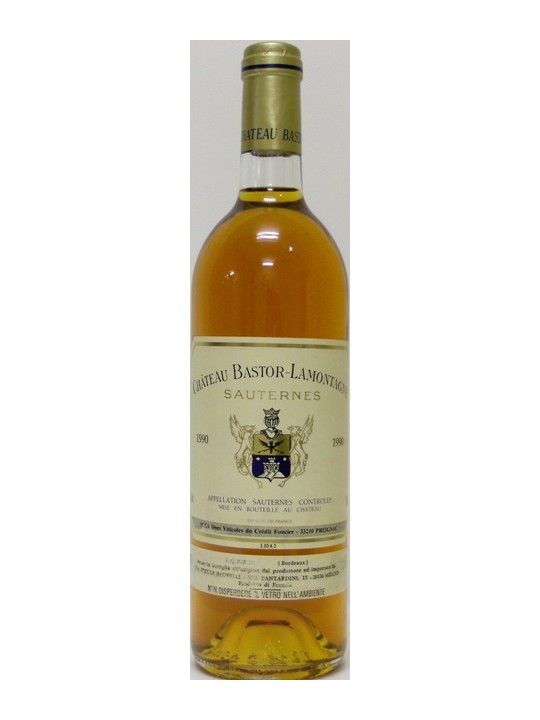 CHATEAU BASTOR-LAMONTAGNE SAUTERNES 1990