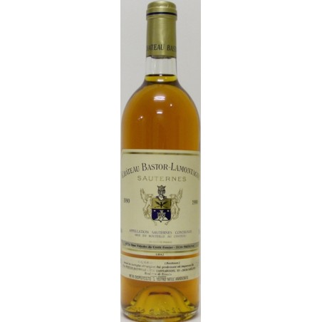 CHATEAU BASTOR-LAMONTAGNE SAUTERNES 1990