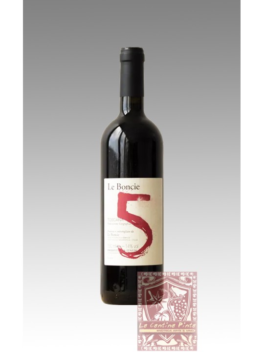 LE BONCIE 5 CINQUE 2022 VINO ROSSO TOSCANA IGT - PODERE LE BONCIE