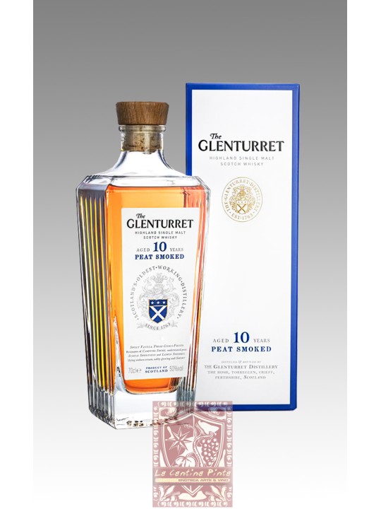 WHISKY GLENTURRET 10 YO PEAT SMOKED