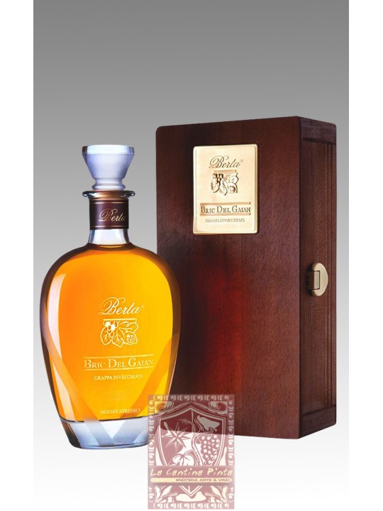GRAPPA BRIC DEL GAJAN 2015 CON COFANETTO LEGNO - DISTILLERIE BERTA