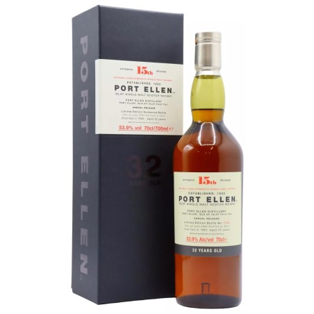 1983 PORT ELLEN ISLAY SINGLE MALT SCOTCH WHISKY 32 YO  15th RELEASE