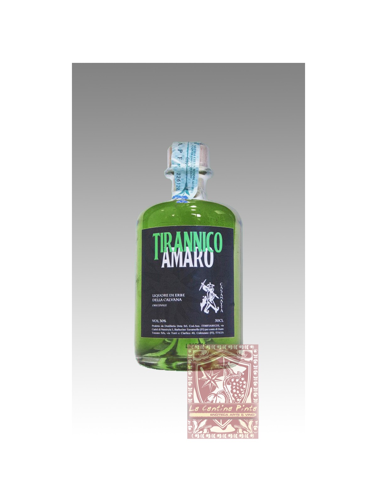 AMARO TIRANNICO - LIQUORE DI ERBE DELLA CALVANA - CASAMATTA