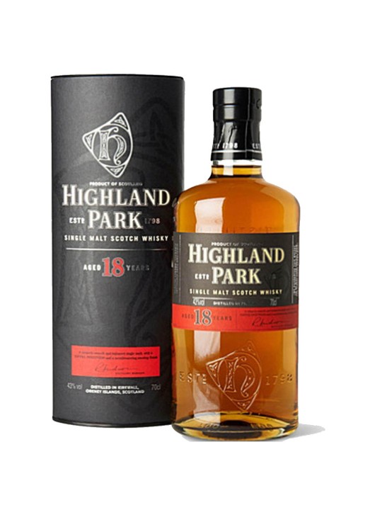 WHISKY HIGHLAND PARK 1798 SINGLE MALT AGED 18 YEARS