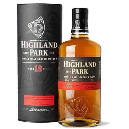 WHISKY HIGHLAND PARK 1798 SINGLE MALT AGED 18 YEARS